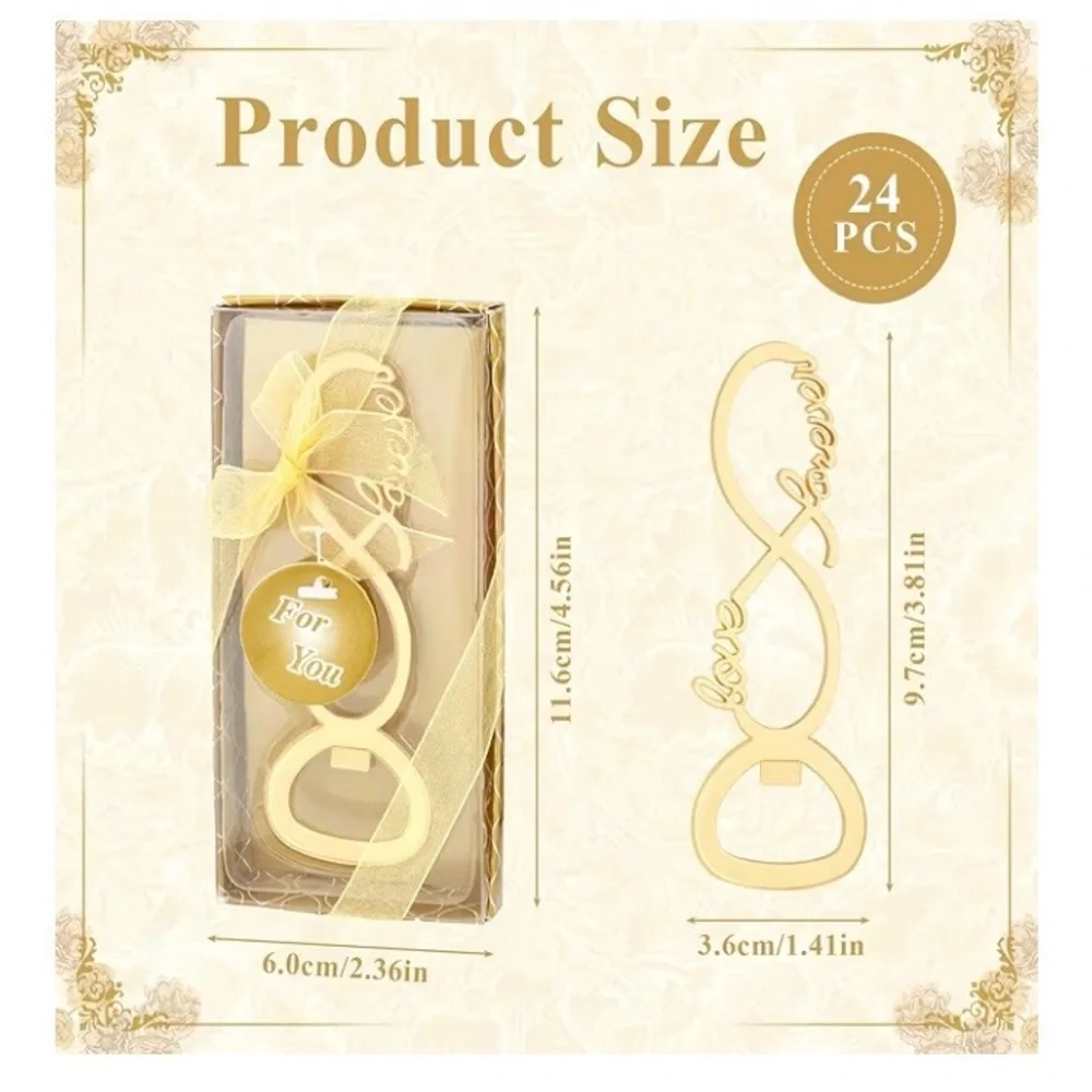 BRAND NEW 24 Pcs Love Forever Bottle Openers for Wedding, Bridal Shower Favors